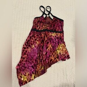 Y2K Style Asymmetrical Top